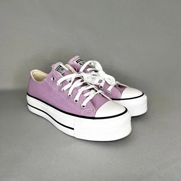 New Womens Converse Chuck Taylor All Star Lift Platform Multi Sz Purple Amethyst - Picture 12 of 16